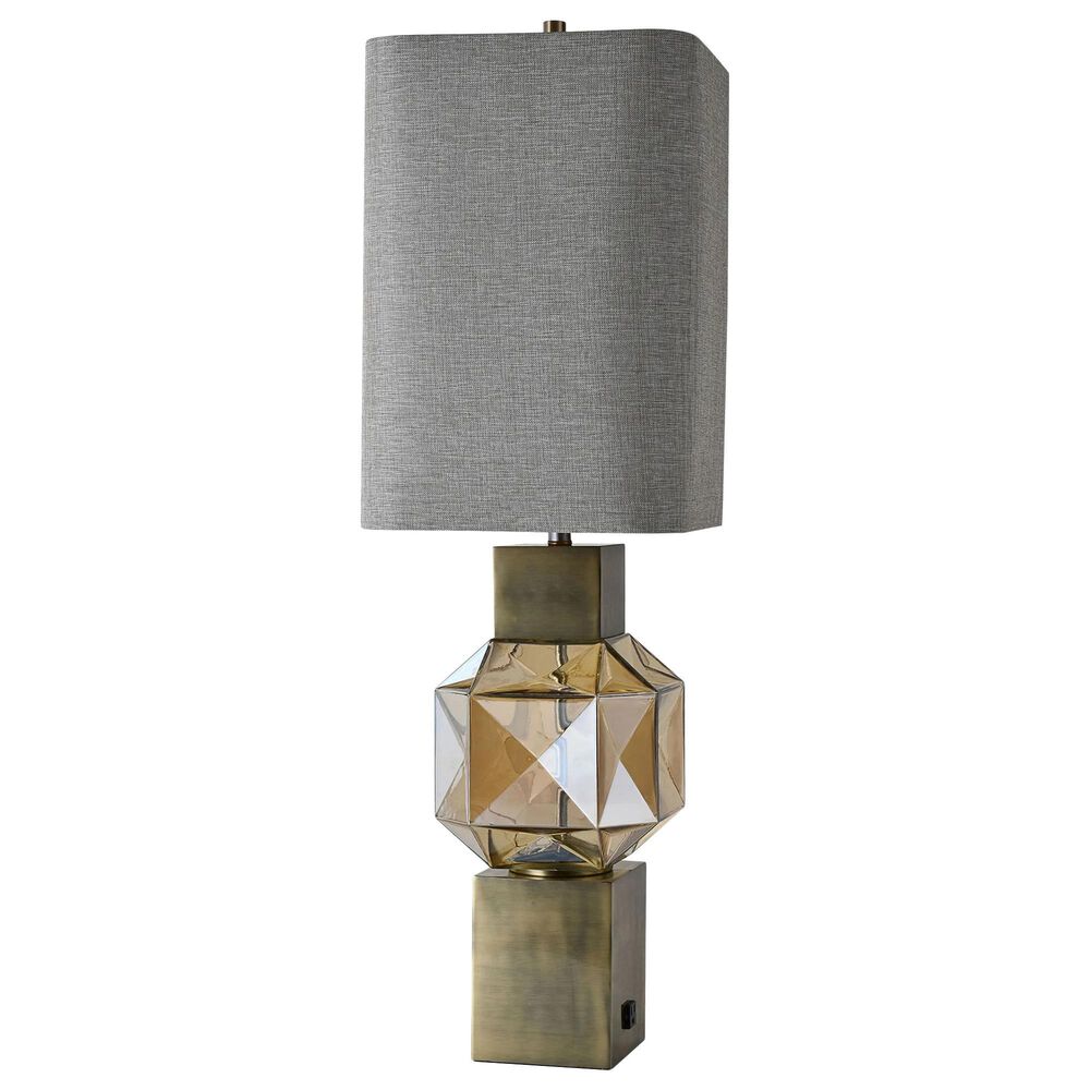Flair Industries Beverly Table Lamp in Antique Brass, , large