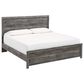 Ashley Bronyan King Panel Bed in Dark Gray, , large
