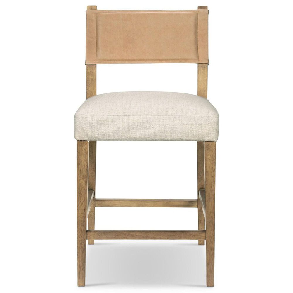 Four Hands Ferris Counter Stool in Thames Cream and Winchester Beige, , large