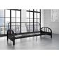 DHP Aiden Futon Frame in Black, , large