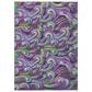 Dalyn Rug Company Seabreeze Abstract 10" x 14" Violet Area Rug, , large