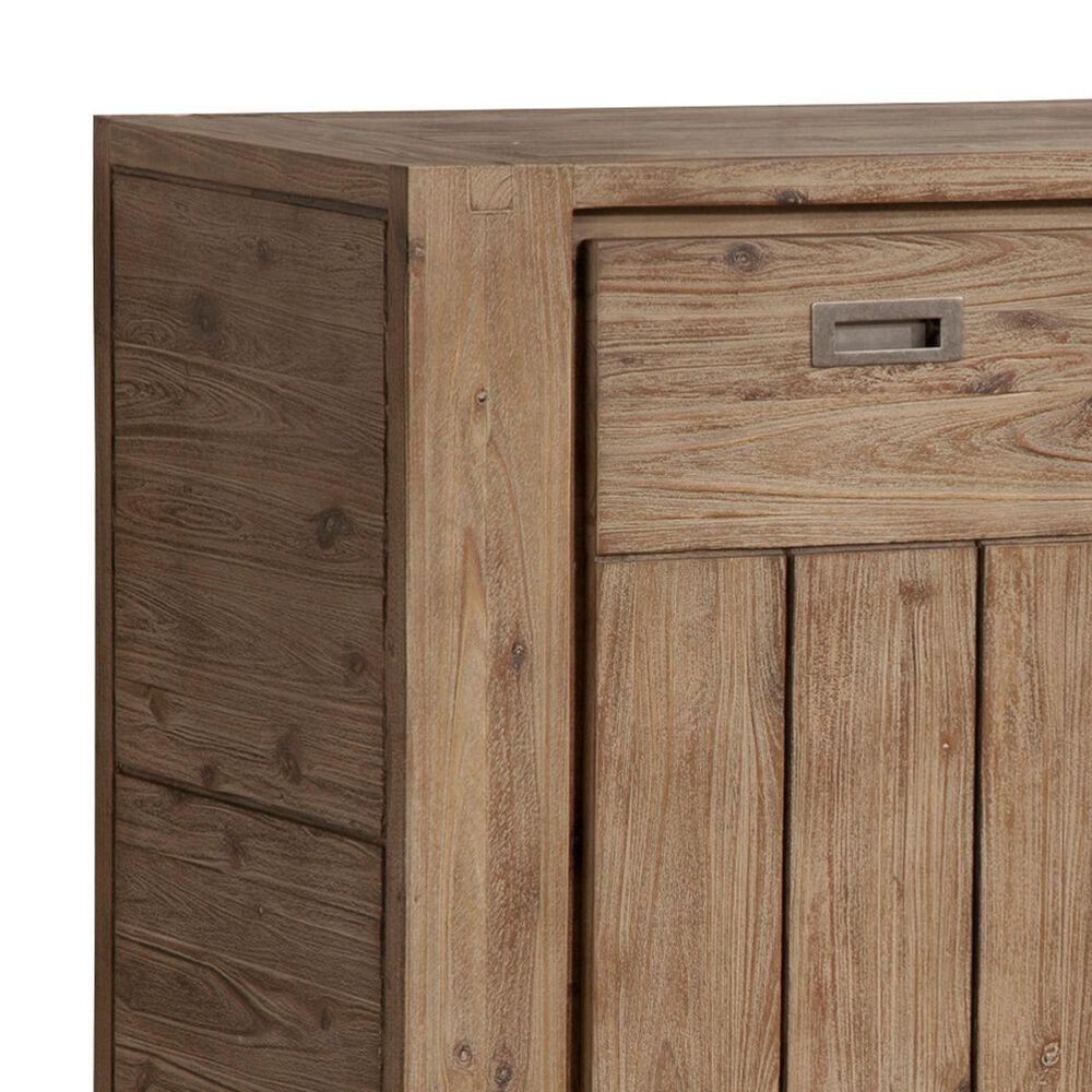 Alpine Furniture Seashore Sideboard in Sandblasted Antique Natural