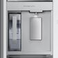 Samsung Bespoke Bespoke 30 Cu. Ft. 3-Door French Door Refrigerator - White Glass Top Family Hub Panels and Matte Gray Glass Bottom Panel Included, , large