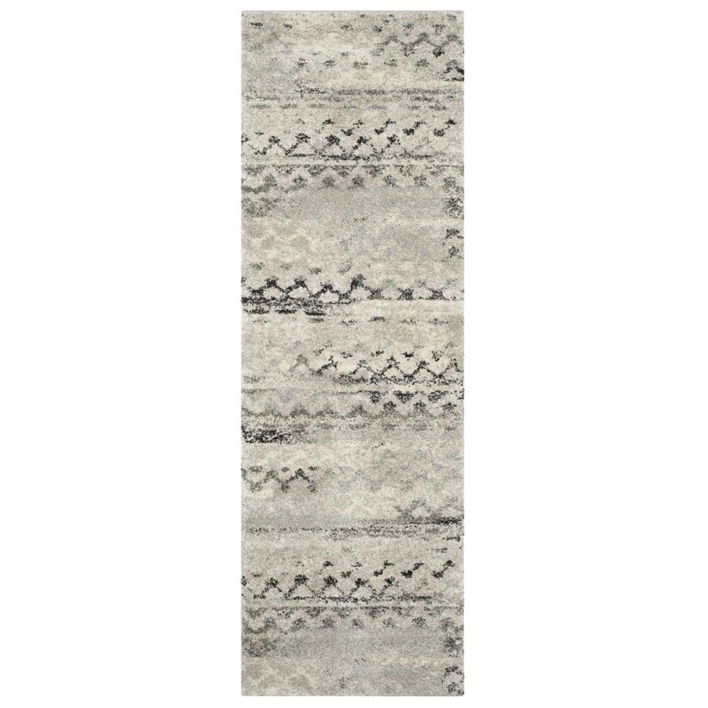 Safavieh Retro RET2136-1180 2"3" x 13" Cream and Grey Runner, , large