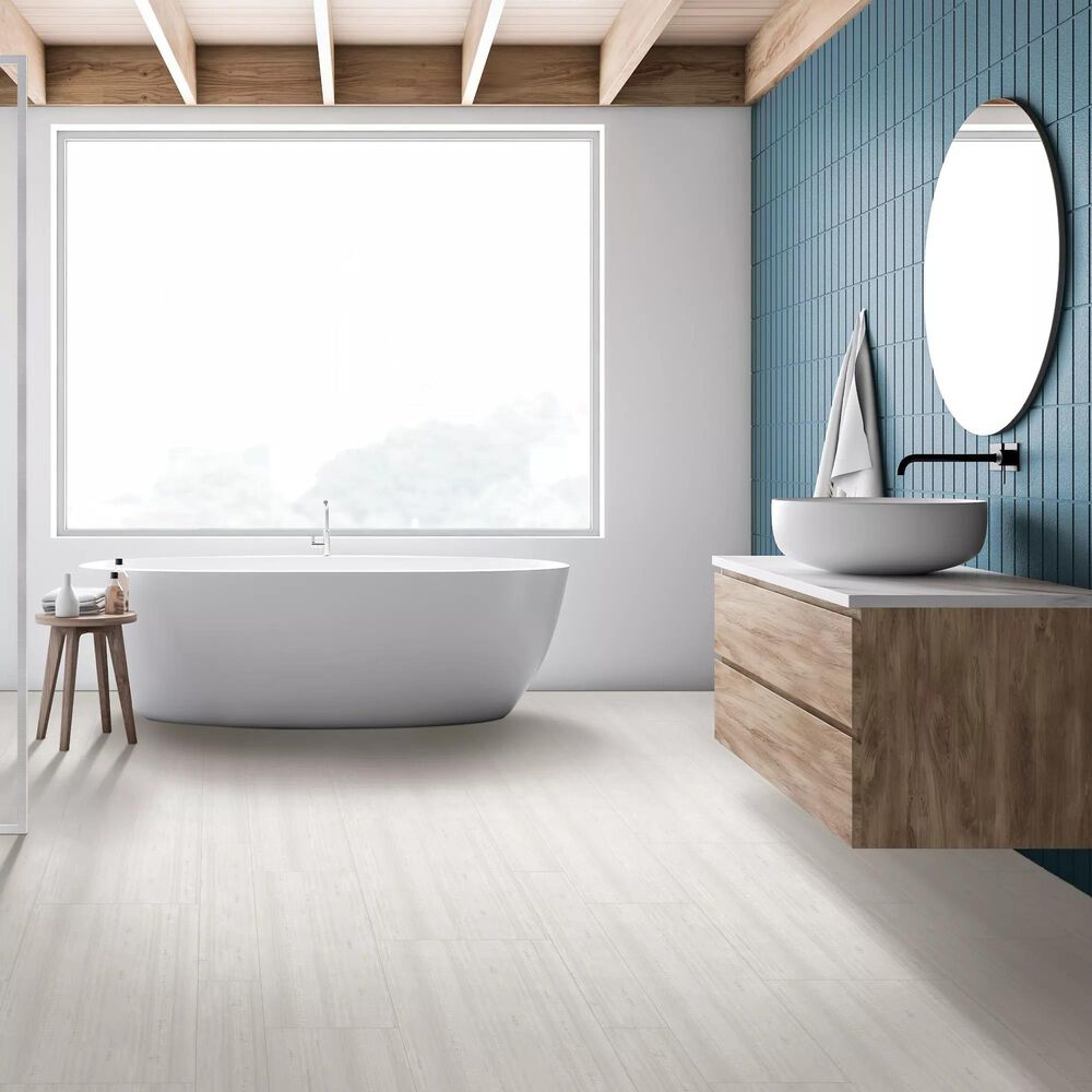 Pergo Tile Options PT007-P White Chalk 6&quot;/12&quot;/18&quot; x 36&quot; Luxury Vinyl Tile, , large