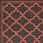 Safavieh Bermuda 4" x 6" Charcoal and Rust Indoor/Outdoor Area Performance Rug, , large