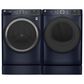 GE Appliances 4.8 Cu. Ft. Front Load Washer and 7.8 Cu. Ft. Gas Dryer Laundry Pair with Riser in Sapphire Blue, , large