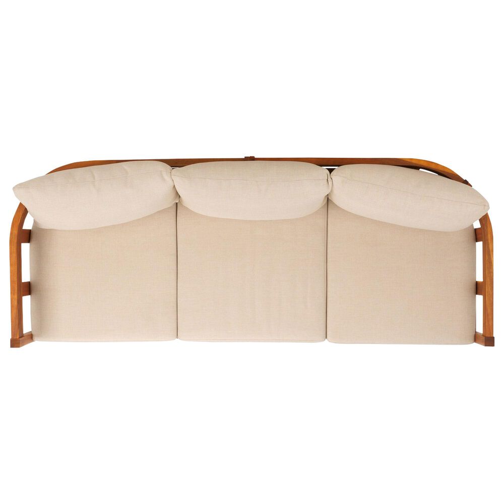 Safavieh Owen 3-Seater Outdoor Sofa in Taupe, , large