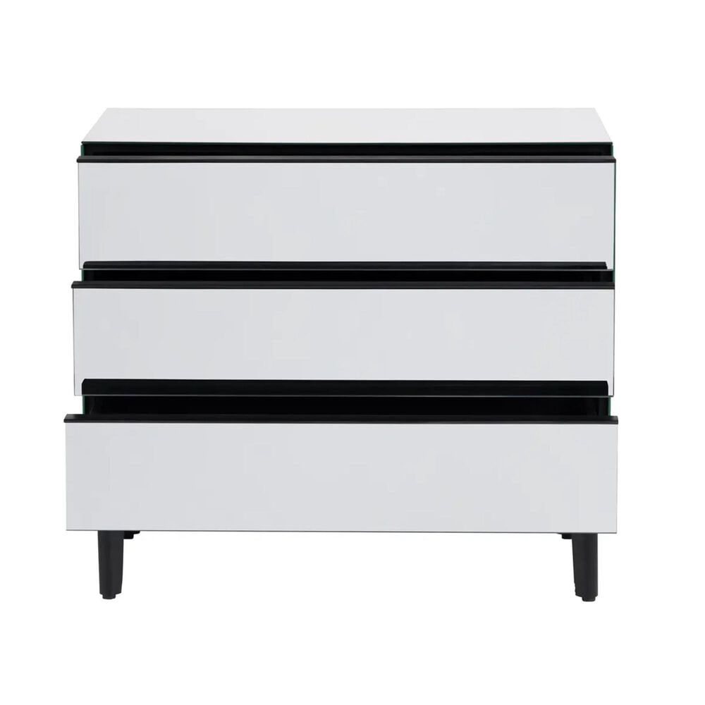 Crestview Collection Henley 3-Drawer Chest in Black, , large