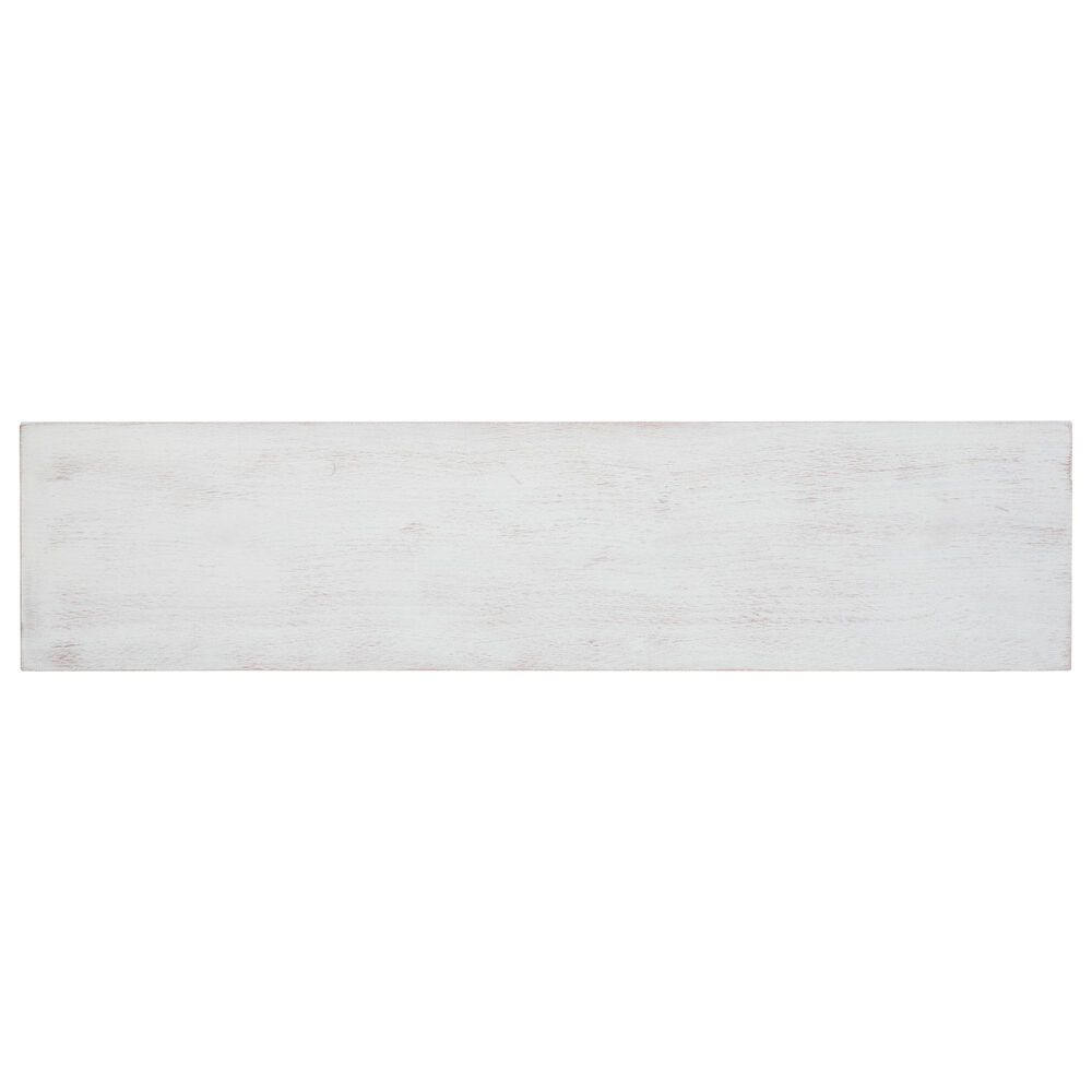 Linon Home Decor Mcleavy Bench in White, , large