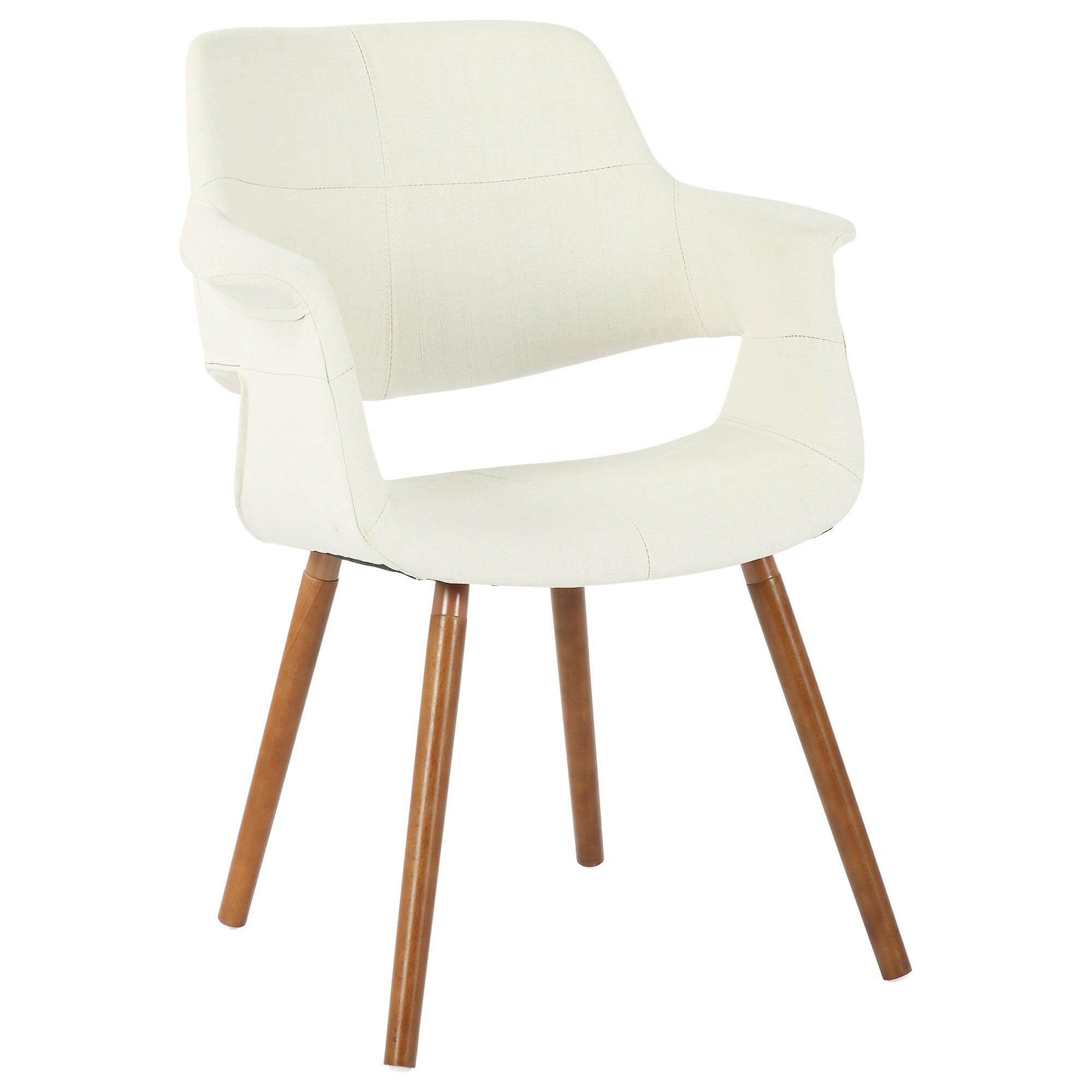 Lumisource Vintage Flair Chair in Cream Walnut NFM