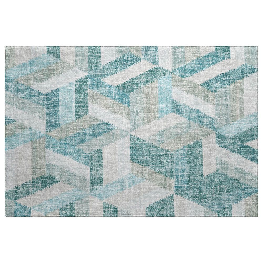 Dalyn Rug Company Lorenzo LN1 Teal 2"6" x 3"10" Area Rug, , large
