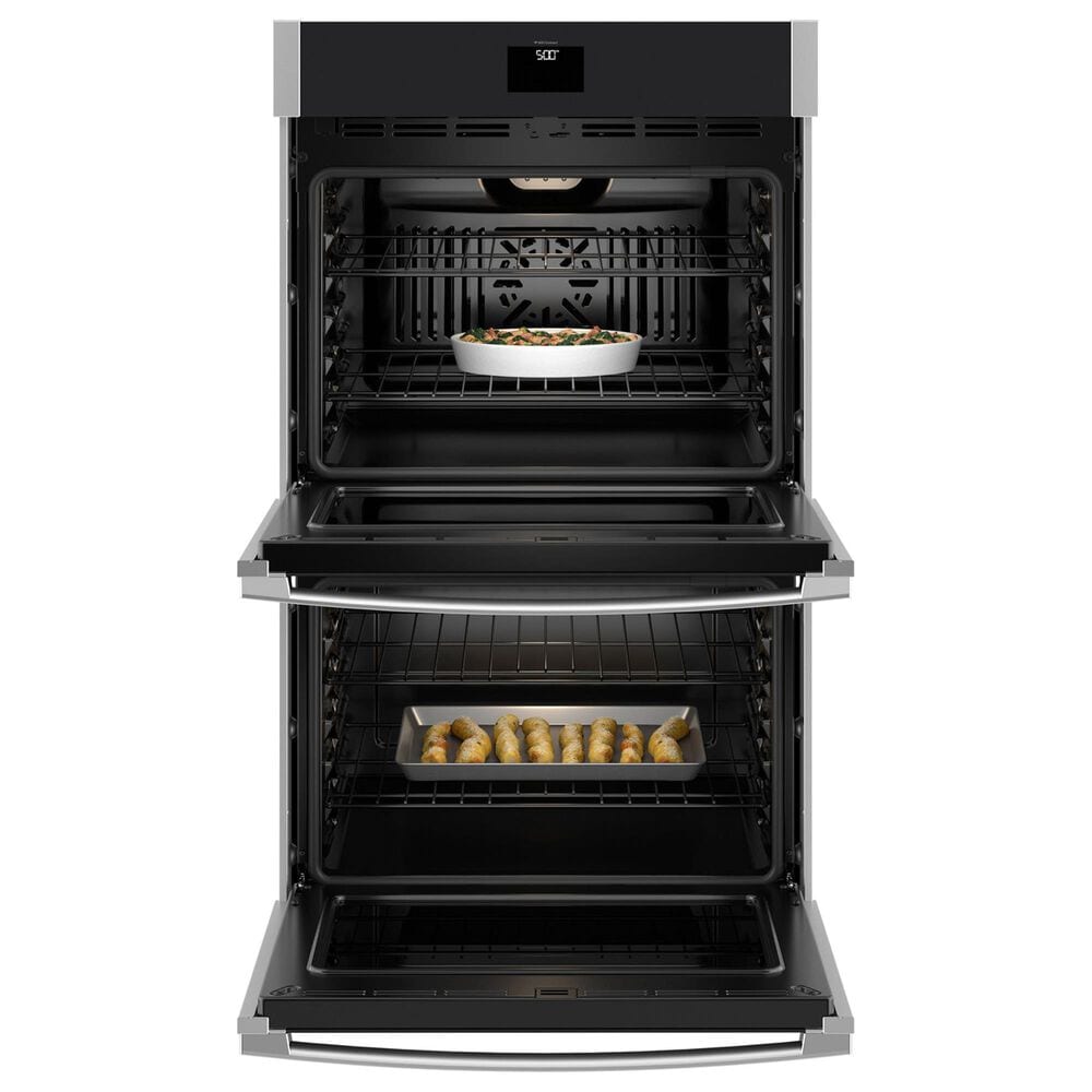 GE Appliances 2-Piece Kitchen Package with 30&quot; Smart Built-In Double Wall Oven with No Preheat Air Fry and 36&quot; Gas Cooktop in Stainless Steel, , large