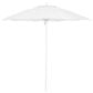 Floating Luxuries Kai Luxury 7.5" Octagonal Fiberglass Market Pool Umbrella in White, , large