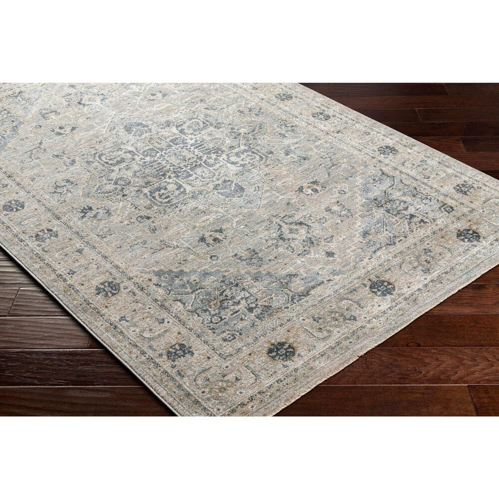 Surya Brunswick 5&#39; x 7&#39;5&quot; Dusty Sage, Taupe, Light Gray, White, Pale Blue, Olive, Teal and Light Sage Area Rug, , large
