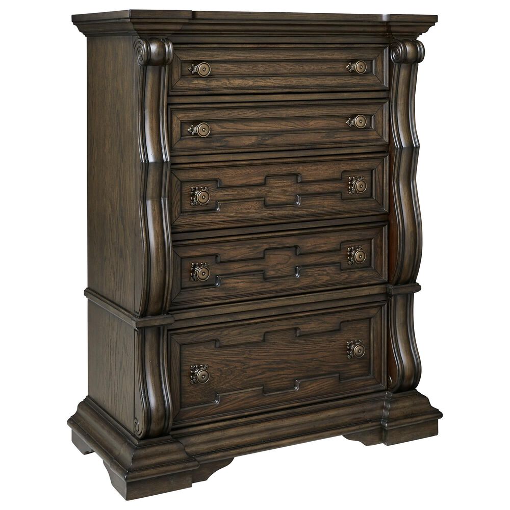 Millenium Maylee 5-Piece Queen Bedroom Set in Dark Brown, , large