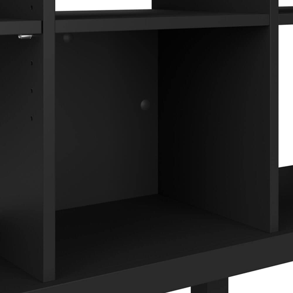 Bush Broadview 6-Cube Bookcase in Classic Black, , large