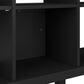 Bush Broadview 6-Cube Bookcase in Classic Black, , large