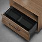 BDI Kava 28" 1-Drawer Nightstand in Natural Walnut with Outlets and USB Ports, , large