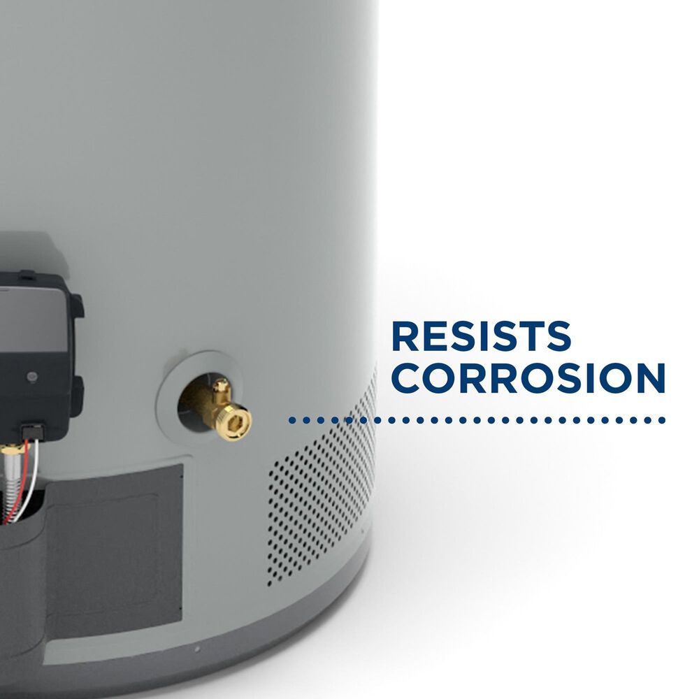 GE Appliances RealMAX Premium 40-Gallon Short Natural Gas Ultra Low-NOx Atmospheric Water Heater in Gray, , large