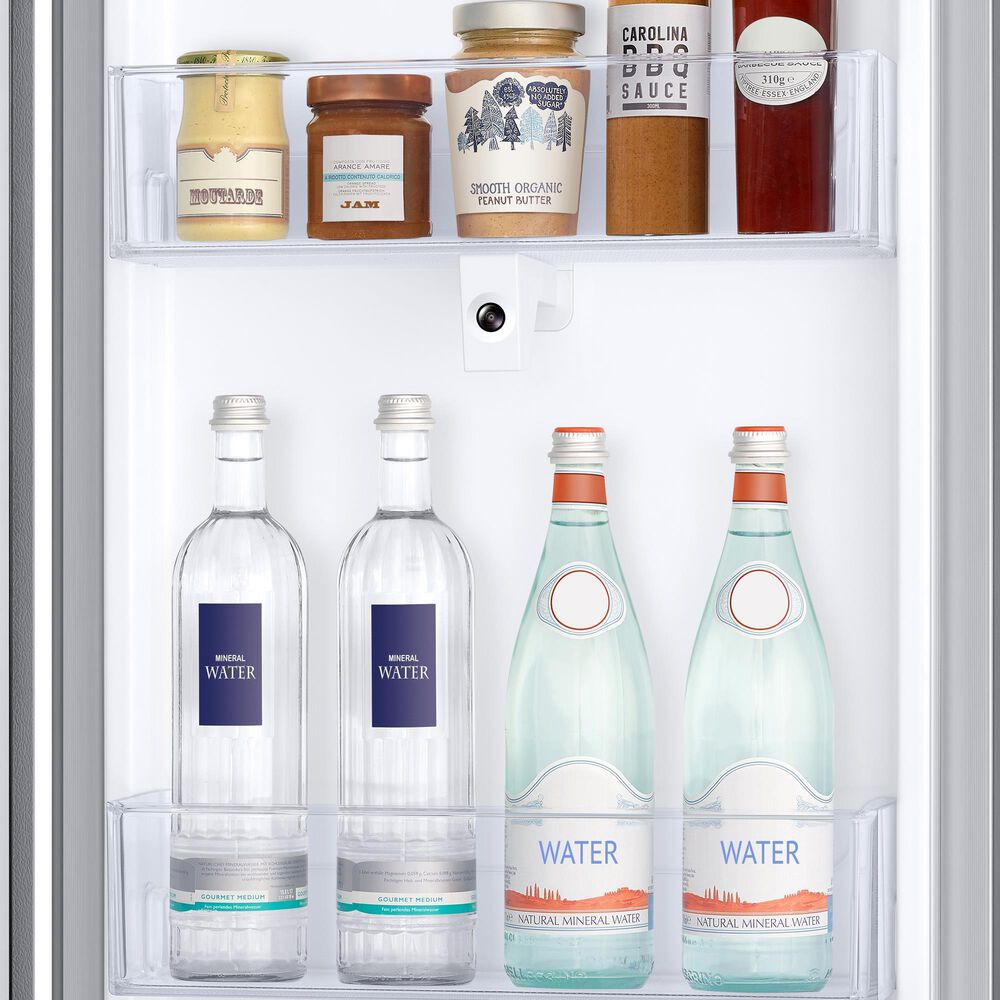 Samsung 22 Cu. Ft. Side by Side Refrigerator with Touch Screen Family Hub in Stainless Steel, , large