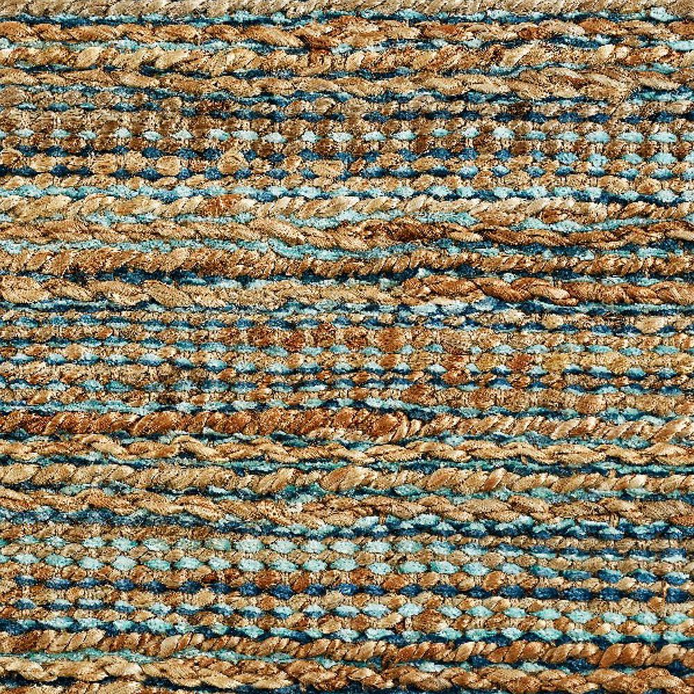 L&R Resources Natural Fiber Teal 7"9" x 9"9" Area Rug, , large