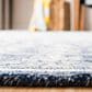 Safavieh Micro-Loop MLP619M 2"3" x 7" Blue and Ivory Runner, , large