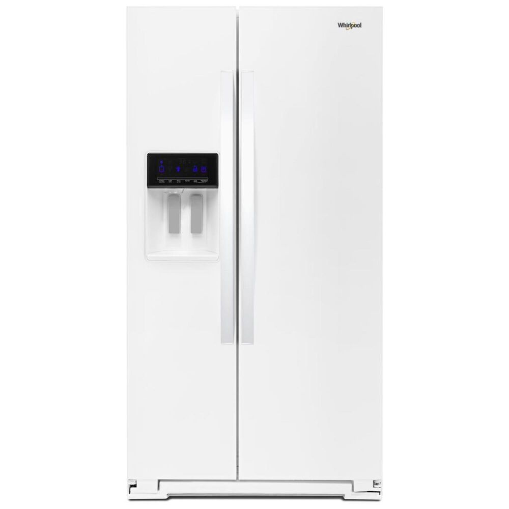 Whirlpool 28 Cu. Ft. 36Inch Wide SidebySide Refrigerator in White Nebraska Furniture Mart