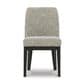 Millenium Burkhaus Side Chair with Beige and Brown Cushion in Dark Brown, , large