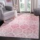 Safavieh Madison MAD604R 3" x 5" Cream and Fuchsia Area Rug, , large