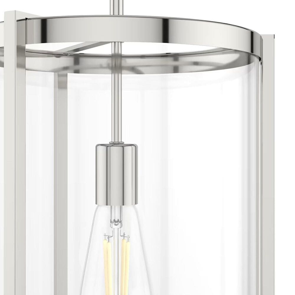 Hunter Astwood 1-Light Pendant in Polished Nickel, , large