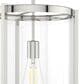 Hunter Astwood 1-Light Pendant in Polished Nickel, , large