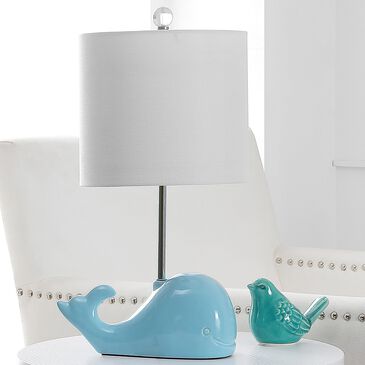 Safavieh Walter Whale Table Lamp in Blue, , large