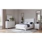 Urban Home Grace Full Three Panel Bed in Snowfall White, , large