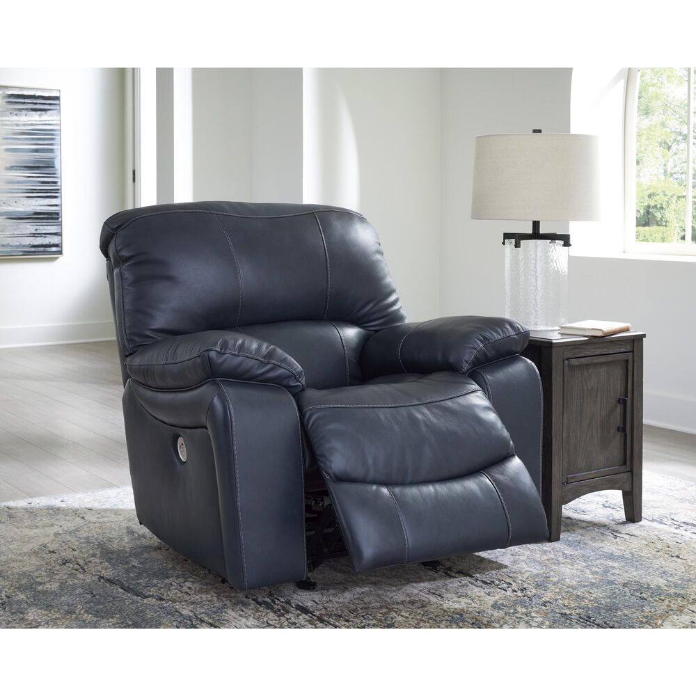 Ashley Leesworth Power Recliner in Ocean, , large