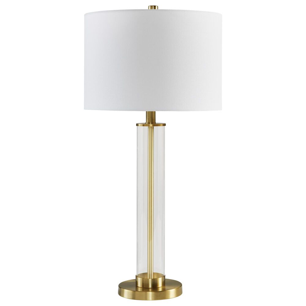 Ashley Orenman Table Lamp in Clear and Brass &#40;Set of 2&#41;, , large