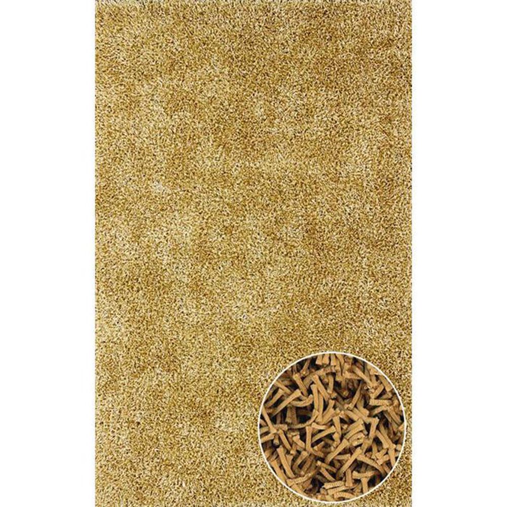 Dalyn Rug Company Illusions IL69 3'6" x 5'6" Beige Shag Area Rug, , large