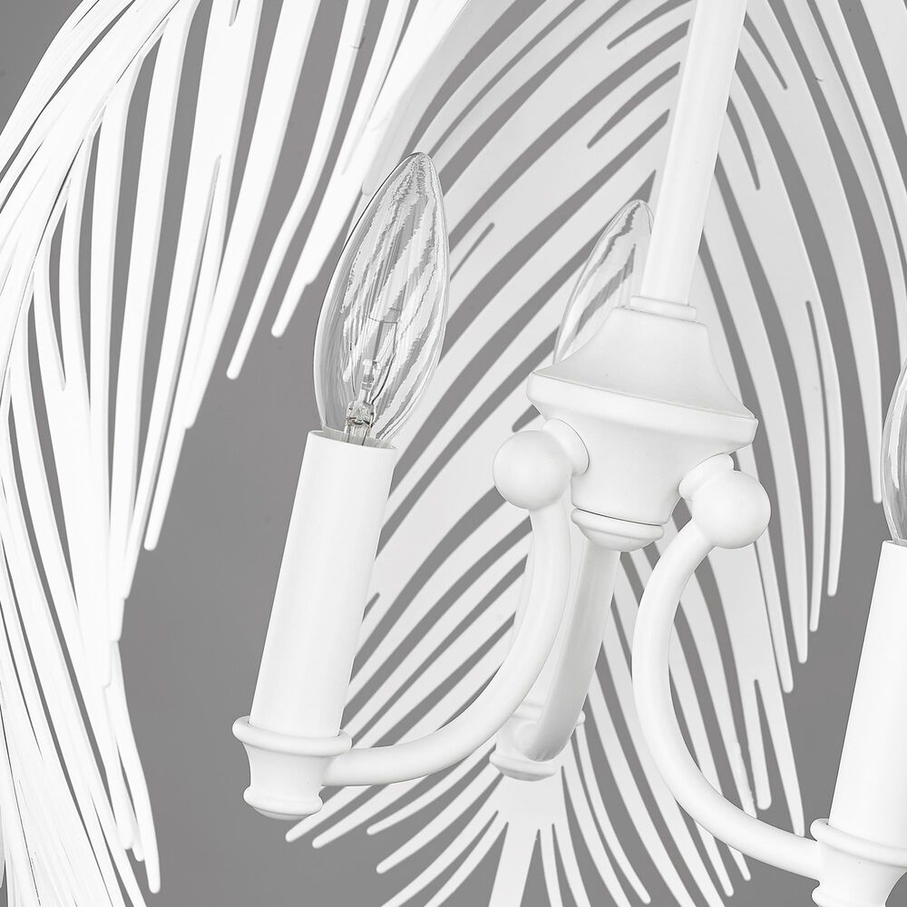 Golden Lighting Cay 3-Light Pendant in Matte White, , large