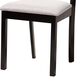Baxton Studio Delilah Side Chair with Grey Cushion in Dark Brown (Set of 2), , large