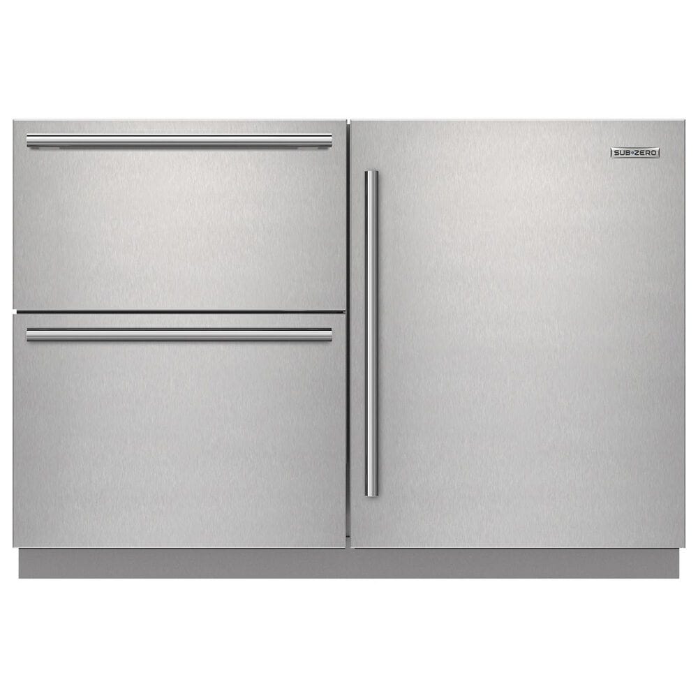 Sub-Zero Dual Install Handle-to-Drawer Kit in Stainless Steel, , large
