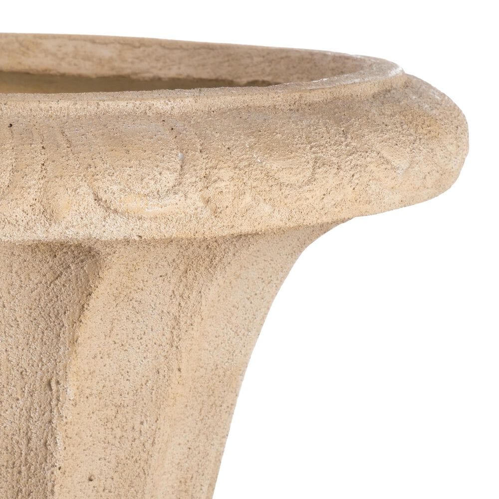 Alfresco Home Locanda Large Patio Urn in Tallow, , large