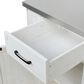 Hearth and Haven Outdoor Kitchen Island Cart with Stainless Steel Top, Towel and Spice Racks in White, , large