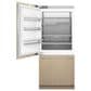 Fisher & Paykel Series 11 19.6 Cu. Ft. Integrated Refrigerator Freezer with Left Hinge in Panel Ready, , large