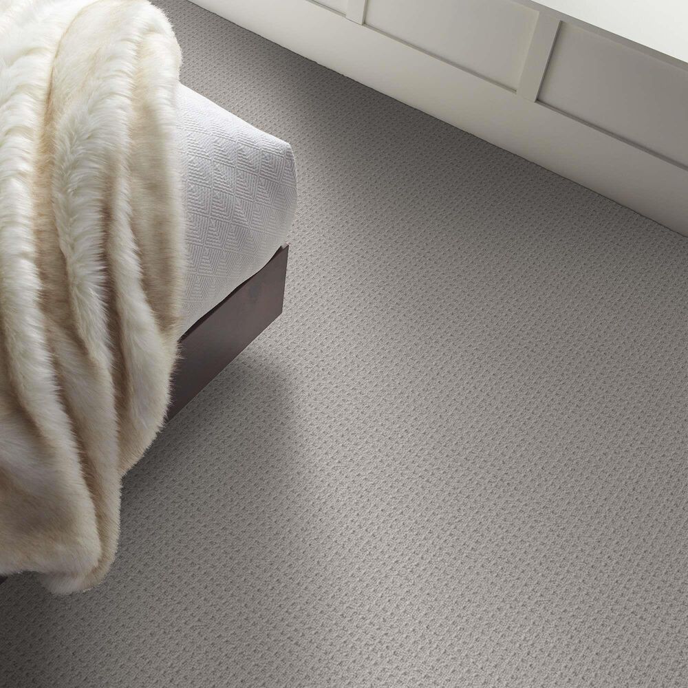Shaw Framed View Carpet in Warm Greige, , large