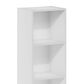 HOMLUX 4-Tier Shelf Bookcase with Door Storage Cabinet in White, , large