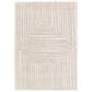 Jaipur Jaida Fantana 5"3" x 7" Gray Morn, Humus and Coconut Milk Area Rug, , large