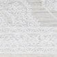 Surya Piazza PZZ-2300 2"6" x 8" White and Light Gray Runner, , large