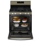 GE Appliances 30" Freestanding Gas Range with 5 Burners in Slate, , large