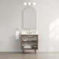 37B Mertola 30" Single Bathroom Vanity Cabinet in Walnut Drift with White Composite Stone Top and Backsplash, , large