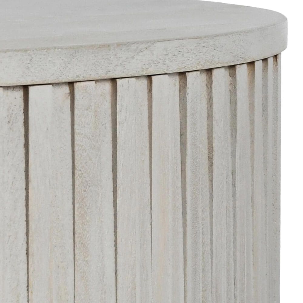 Classic Home Mrytle Round Lift-Top Coffee Table in Mango Wood, , large